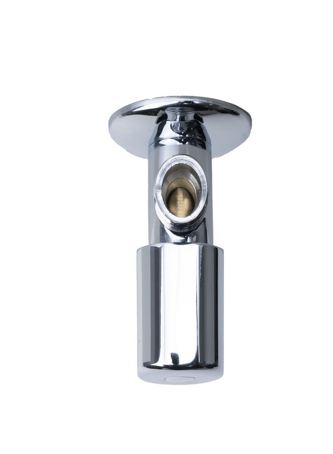 PARRYWARE Flow Series Wall Mounted Angle Cock/Valve (Chrome) | Center Lever, Brass Body, with Wall Flange | Angle Valve for Bathroom, Toilet, Home | T9913A1 - Image 5